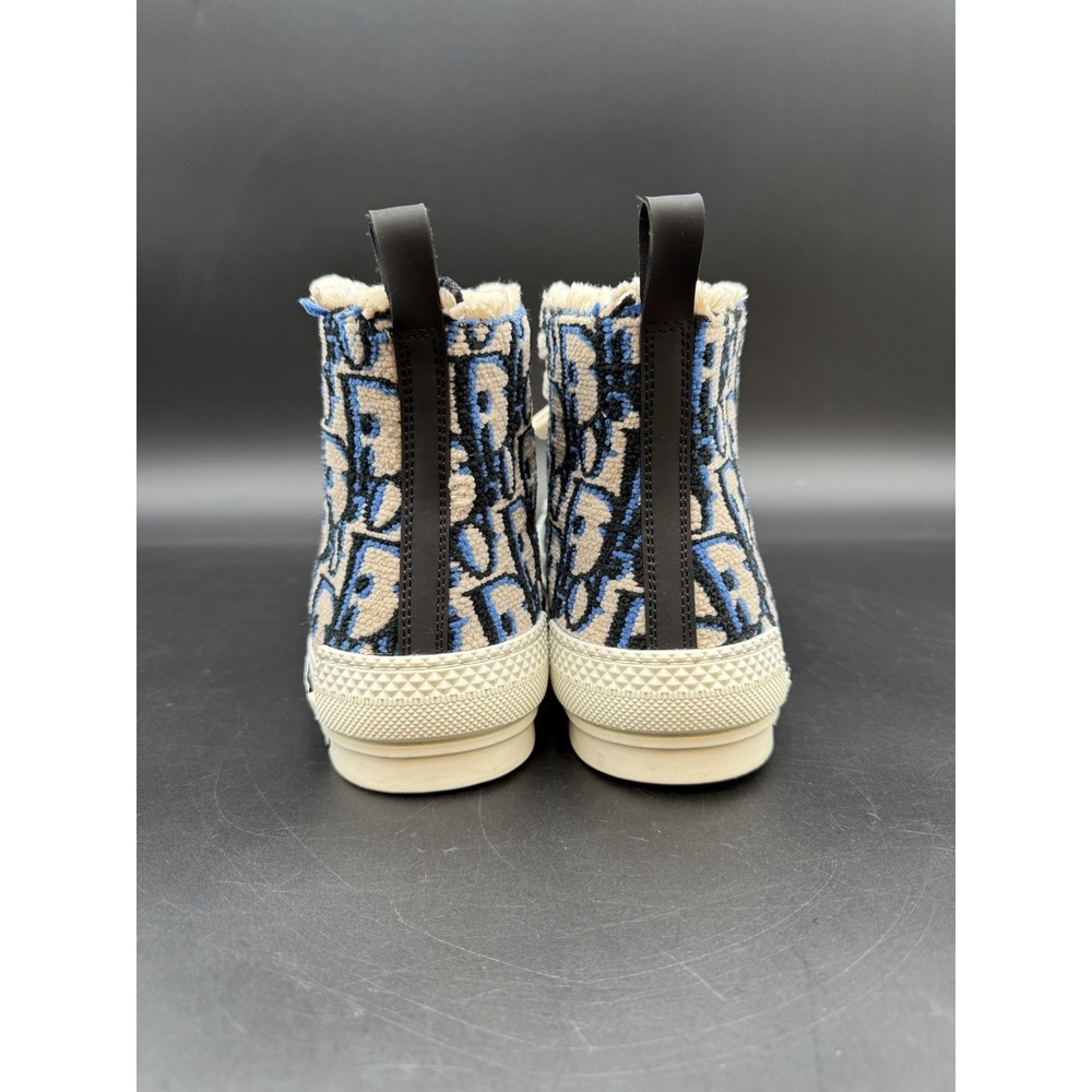 Christian Dior Men's B23 High-Top Sneakers Oblique Tapestry Sz 39 - Picture 8 of 15